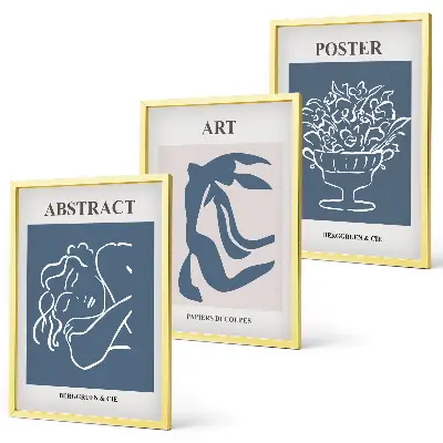 Fotowand stijlvolle abstracte Matisse patronen