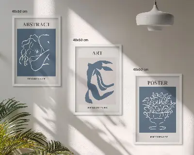 Fotowand stijlvolle abstracte Matisse patronen