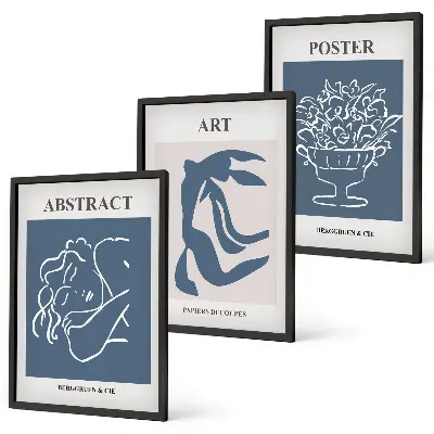 Fotowand stijlvolle abstracte Matisse patronen