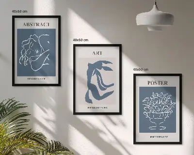 Fotowand stijlvolle abstracte Matisse patronen