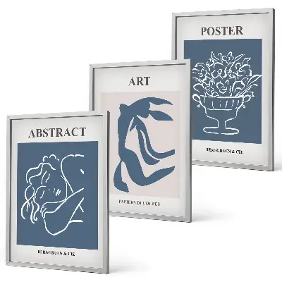 Fotowand stijlvolle abstracte Matisse patronen