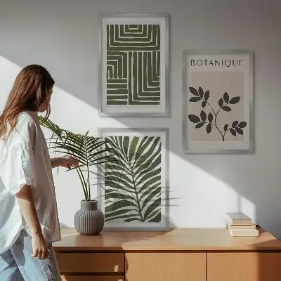 Fotowand botanisch boho minimalisme