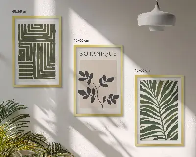 Fotowand botanisch boho minimalisme