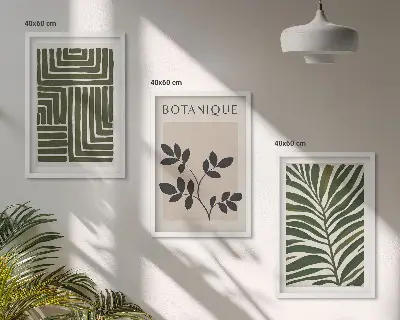 Fotowand botanisch boho minimalisme