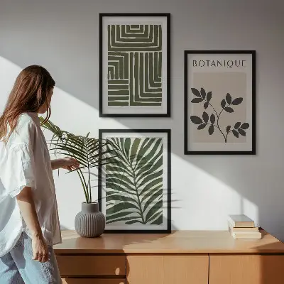 Fotowand botanisch boho minimalisme