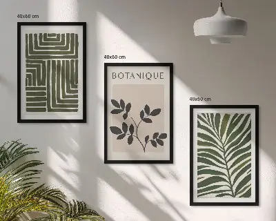 Fotowand botanisch boho minimalisme
