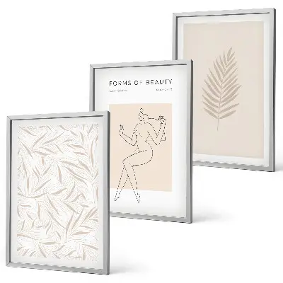 Set botanische wanddecoratie minimalistische schilderijen