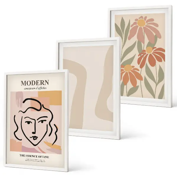 Fotowand moderne abstracte vrouw