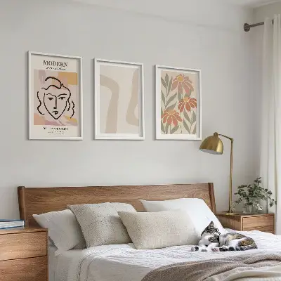 Fotowand moderne abstracte vrouw