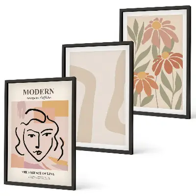 Fotowand moderne abstracte vrouw
