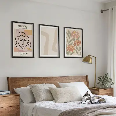 Fotowand moderne abstracte vrouw