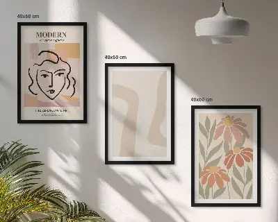 Fotowand moderne abstracte vrouw