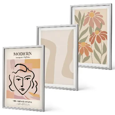 Fotowand moderne abstracte vrouw
