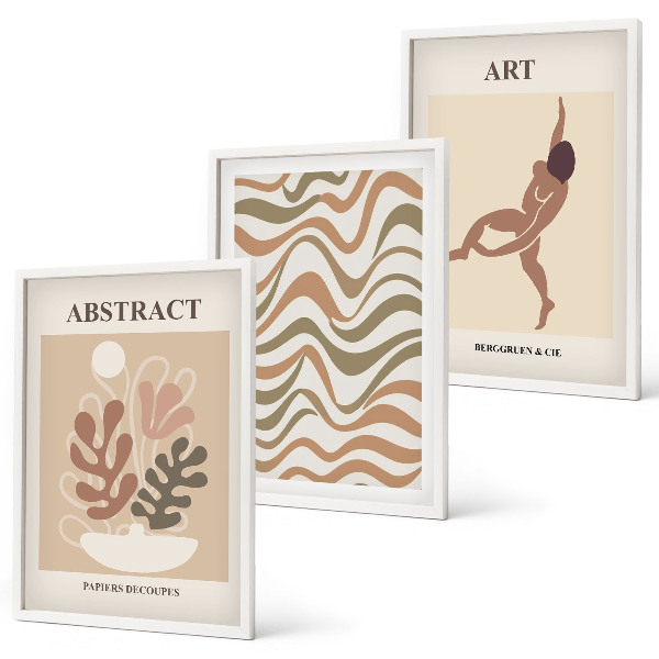 Fotowand Abstrakcyjne wzory Matisse boho
