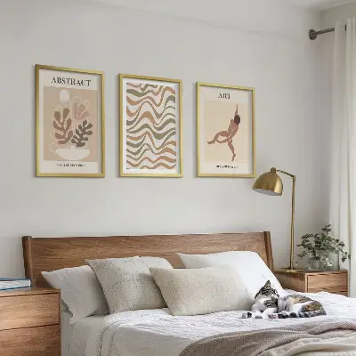 Fotowand met abstracte Matisse boho patronen