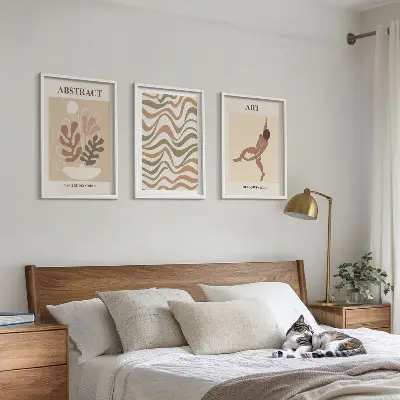 Fotowand met abstracte Matisse boho patronen