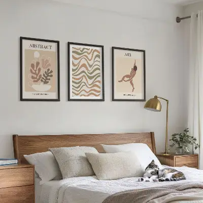 Fotowand met abstracte Matisse boho patronen