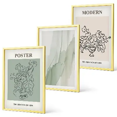 Fotowand bloemen in een moderne vaas