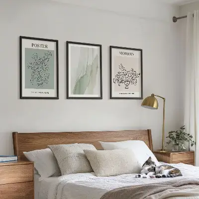 Fotowand bloemen in een moderne vaas