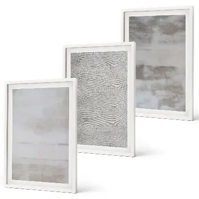 Wanddecoratie set schilderijen Nowoczesne tekstury minimalistyczne