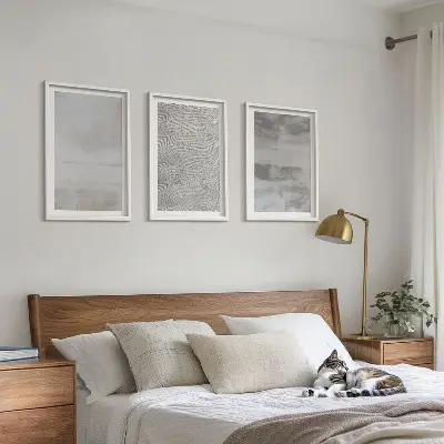 Wanddecoratieset schilderijen minimalistische moderne texturen
