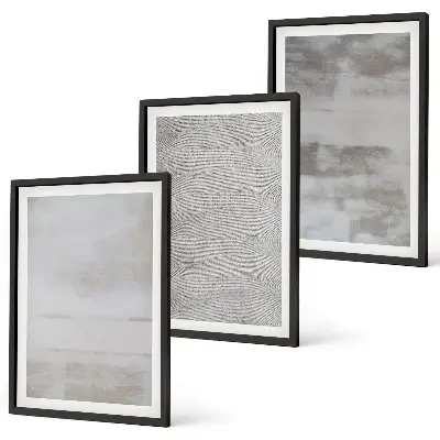 Wanddecoratieset schilderijen minimalistische moderne texturen