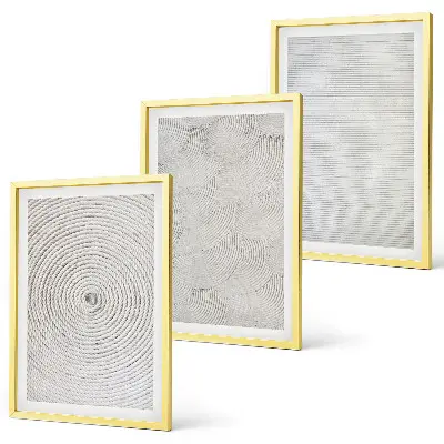 Fotowand met geometrische patronen