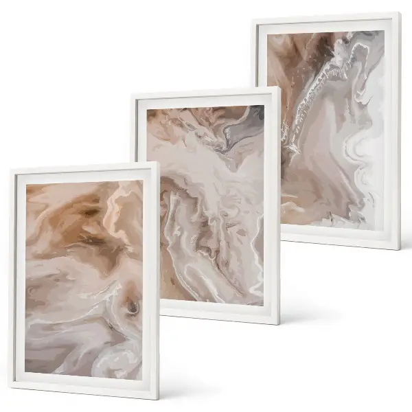 Fotowand met abstracte marmermotief