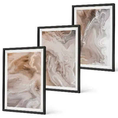 Fotowand met abstracte marmermotief