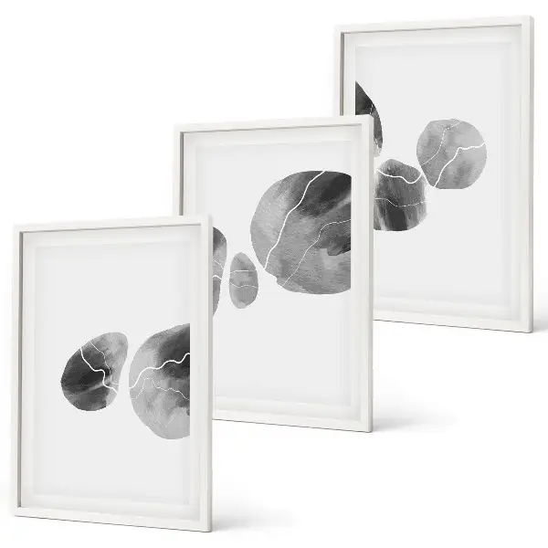 Fotowand abstracte kunst met verfvlekken