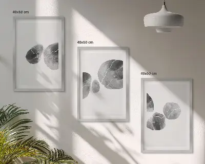 Fotowand abstracte kunst met verfvlekken