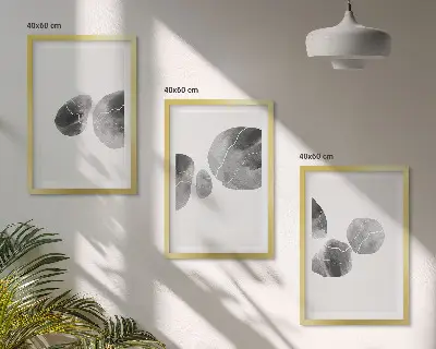 Fotowand abstracte kunst met verfvlekken
