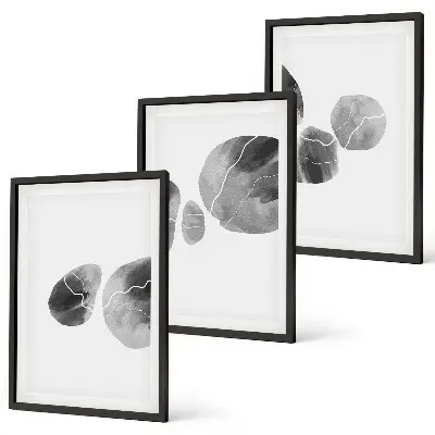 Fotowand abstracte kunst met verfvlekken
