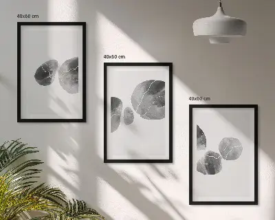 Fotowand abstracte kunst met verfvlekken