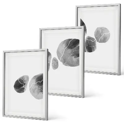 Fotowand abstracte kunst met verfvlekken