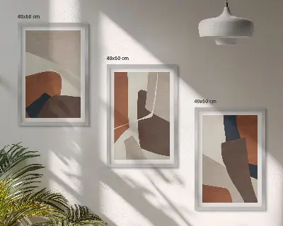 Fotowand met moderne abstracte structuren