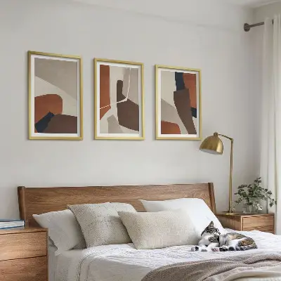 Fotowand met moderne abstracte structuren
