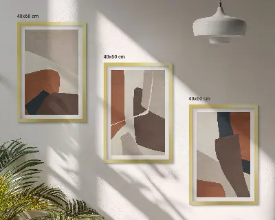 Fotowand met moderne abstracte structuren