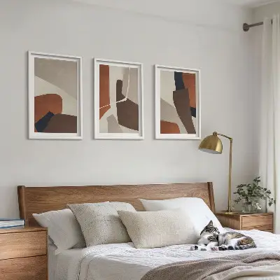 Fotowand met moderne abstracte structuren