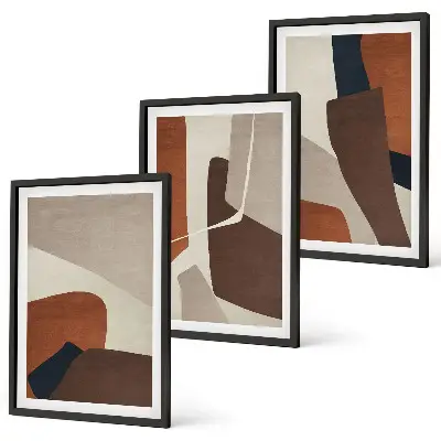 Fotowand met moderne abstracte structuren