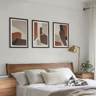 Fotowand met moderne abstracte structuren