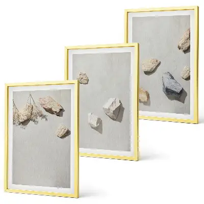 Fotowand met boho strand en stenen decoratie