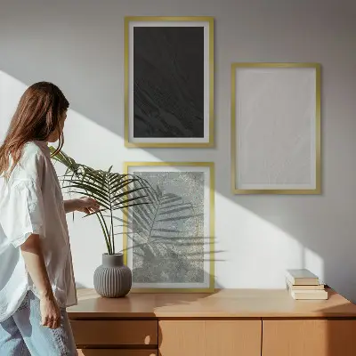 Fotowand kleuren met elegante steenstructuren