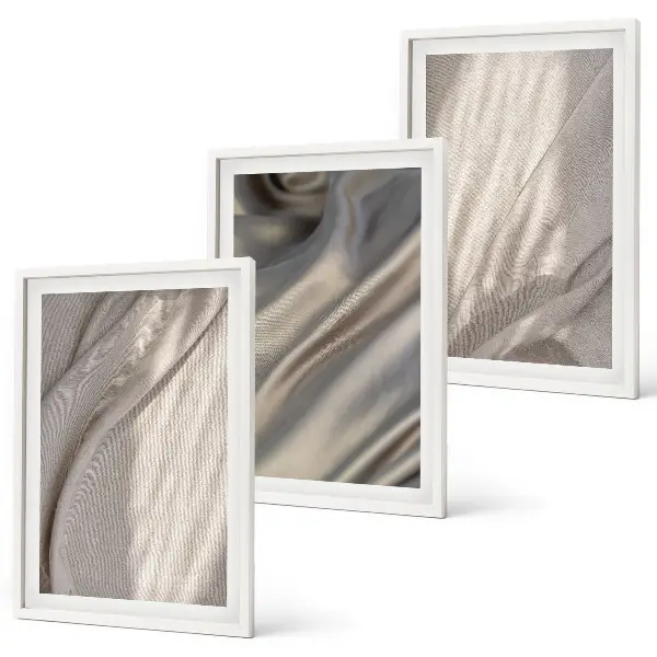 Fotobehang close-up van natuurlijke boho-stoffen
