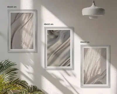 Fotobehang close-up van natuurlijke boho-stoffen