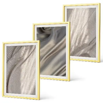 Fotobehang close-up van natuurlijke boho-stoffen