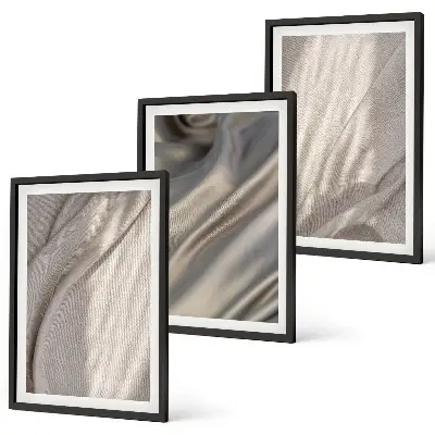 Fotobehang close-up van natuurlijke boho-stoffen