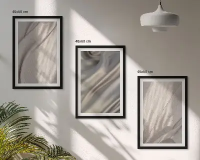 Fotobehang close-up van natuurlijke boho-stoffen