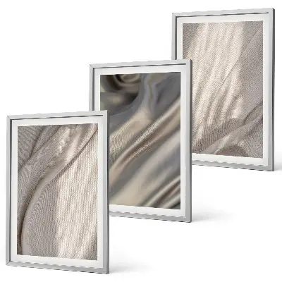 Fotobehang close-up van natuurlijke boho-stoffen