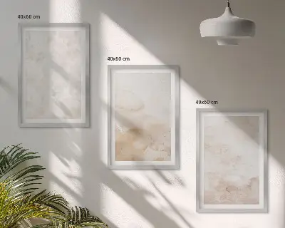 Wanddecoratieset schilderijen moderne pastelkleurige texturen